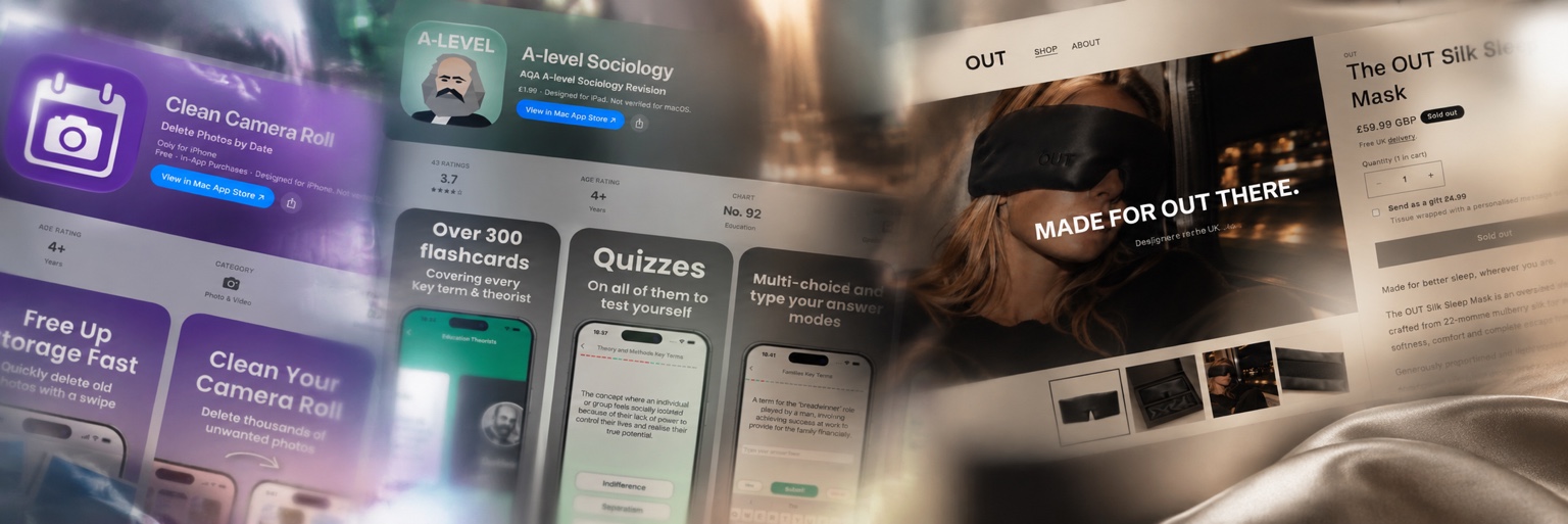 Selected Grade Growers creative work across digital products and brand development